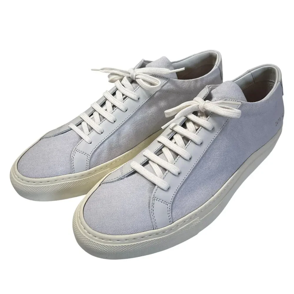 Common Projects Achilles Canvas Sneakers SIZE 42 US 9 Gray 2479 0573 NEW IN BOX